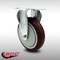 Service Caster 5 Inch SS Maroon Polyurethane Wheel Rigid Top Plate Caster SCC-SS20R514-PPUB-MRN - alternate 1